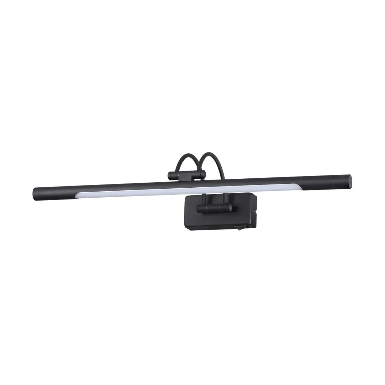 Odeon Light 4909/8WL WALLI ODL22 485 чёрный/металл/акрил Подсветка для картин с выкл. LED 8W 4000К 430Лм REVOLA — главное фото товара