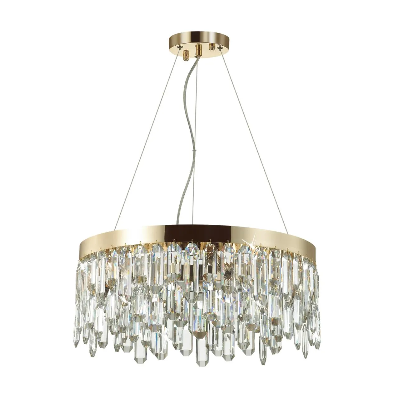Odeon Light 4986/6 HALL ODL22 631 золотой/хрусталь Люстра E14 6*40W DAKISA — главное фото товара