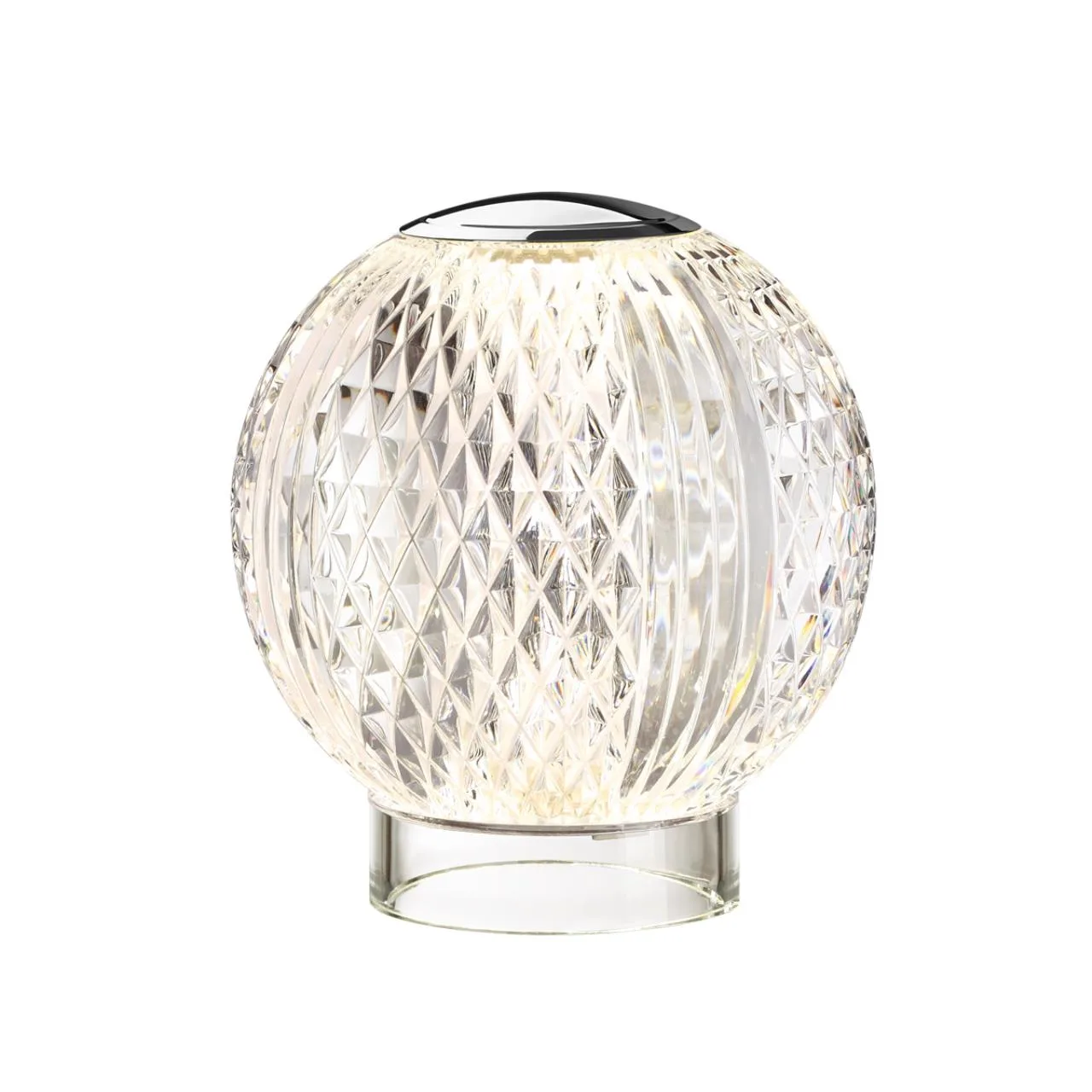 Odeon Light 5007/2TL L-VISION ODL24 567 хром/металл/акрил Настольный светильник LED 2W 4000K 200лм CRYSTAL — главное фото товара