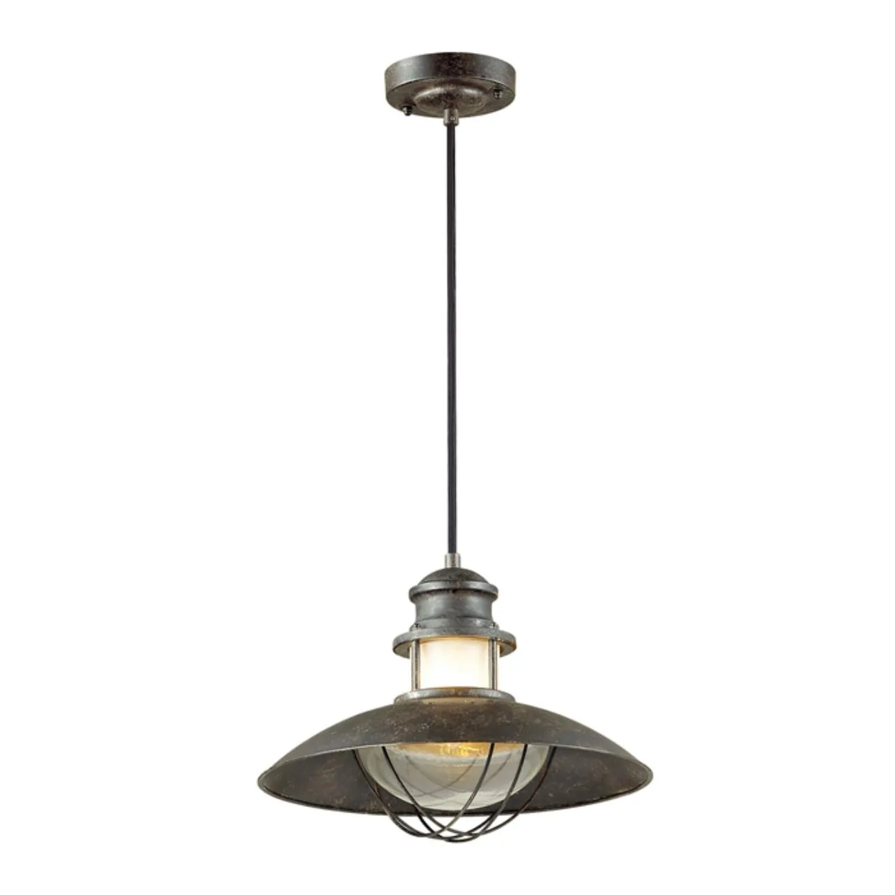 Odeon Light 4164/1 NATURE ODL19 705 коричневый/прозрачный Подвес IP23 E27 1*60W DANTE — главное фото товара