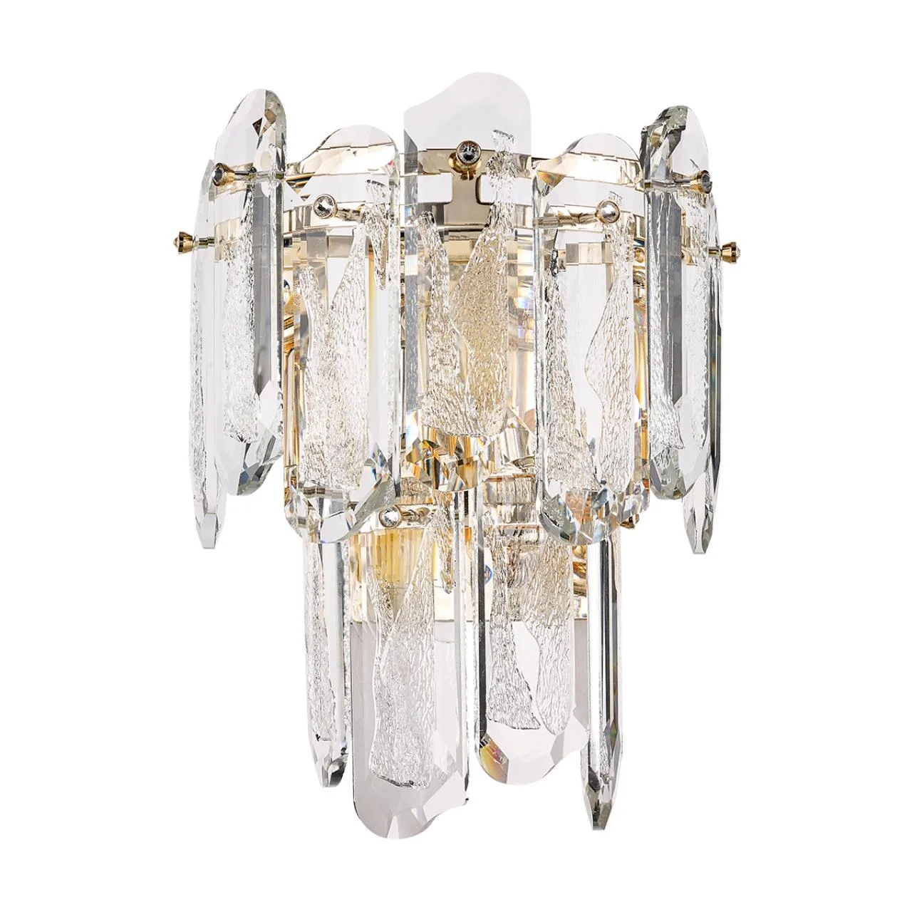 Odeon Light 5069/2W HALL ODL24 603 золото/прозрачный/металл/хрусталь Бра E14 2*40W BULLON — главное фото товара
