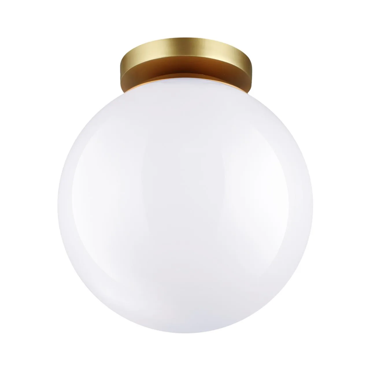 Odeon Light 4248/1C HIGHTECH ODL21 505 золотист/металл/белый/акрил Потолочный светильник IP44 E27 LED max 9W BOSCO — главное фото товара