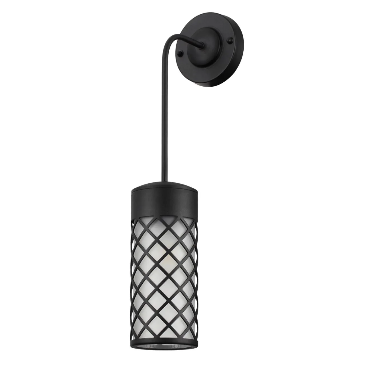 Odeon Light 4834/1W NATURE ODL21 706 черный/стекло Ландшафтный настенный светильник E27 1*60W IP44 DUNES — главное фото товара