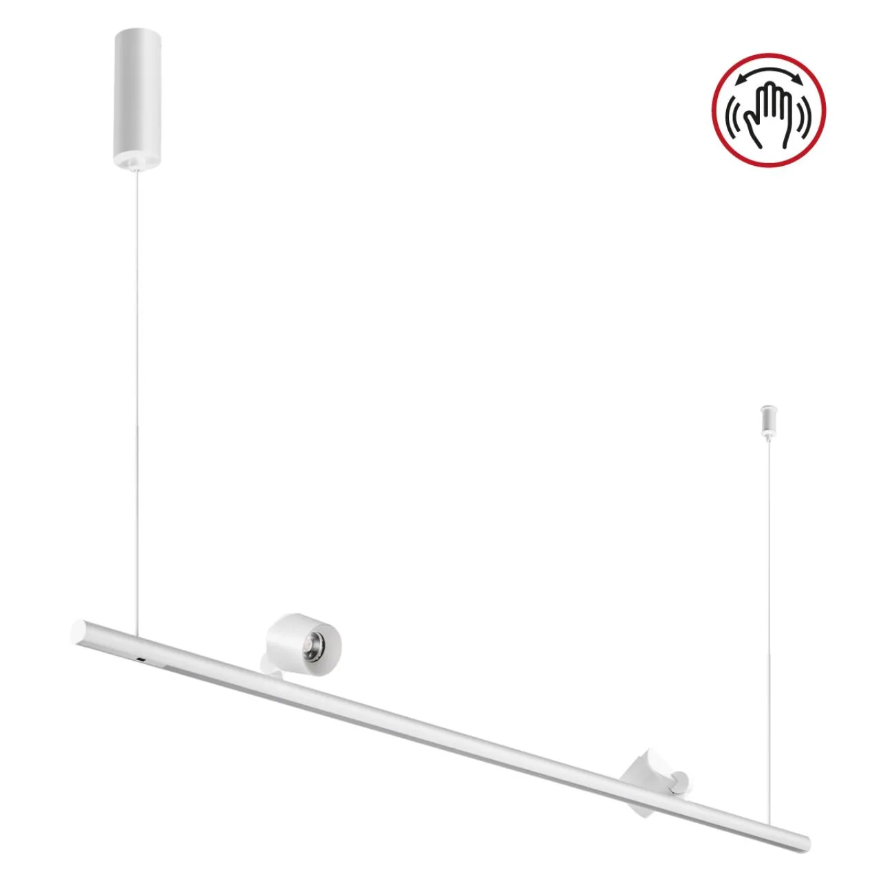 Novotech 359308 OVER NT24 352 белый Светильник подвесной диммируемый (сенсер) IP20 LED 14W+14W 4000K 220-240V FERMO — главное фото товара