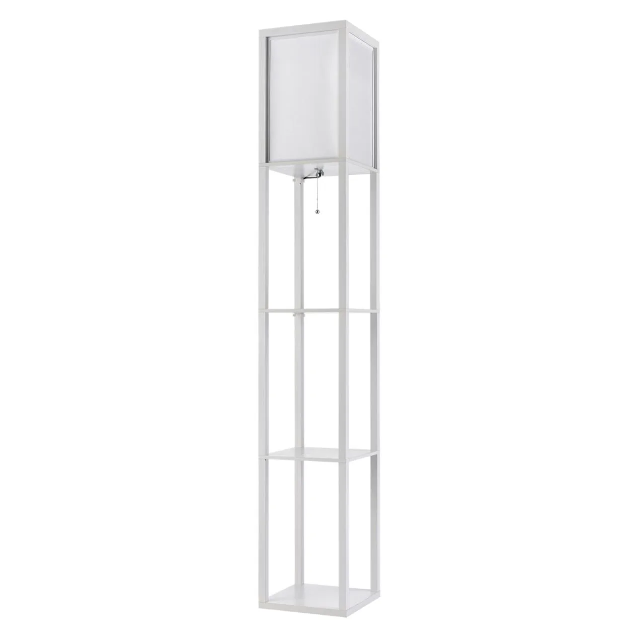 Lumion 8089/1F COMFI LN26 459 белый, дерево/текстиль Торшер Е27 1*60W 220V PRACTIC — главное фото товара