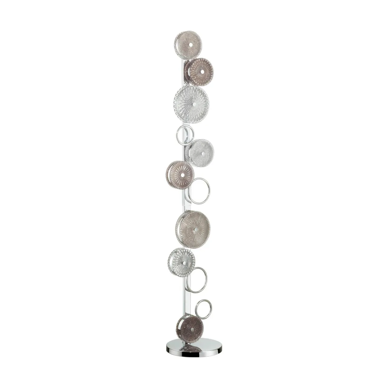 Odeon Light 5416/68FL L-VISION ODL_EX23 145 хром/разноцветный металл/стекло Торшер LED 68W 4000K CARAMELLA — главное фото товара