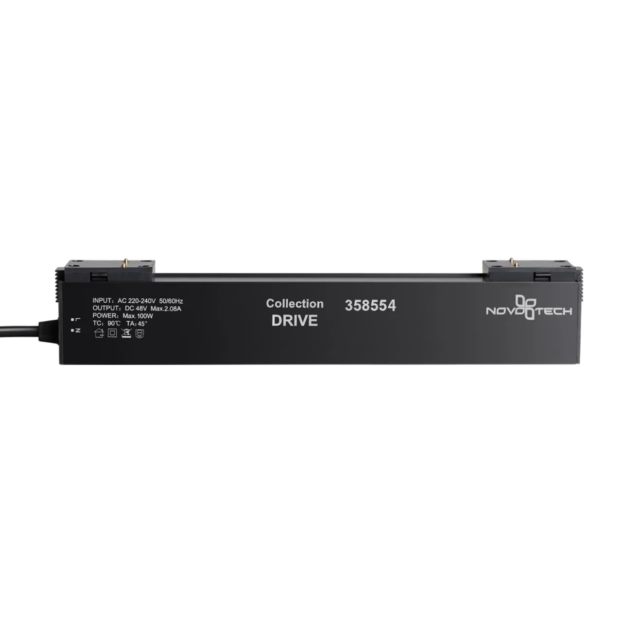 Novotech 358554 DRIVE NT21 081 черный Драйвер IP20 100W 48V KIT — главное фото товара