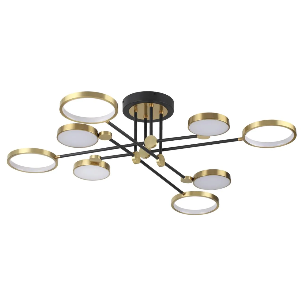 Odeon Light 4320/75CL MIDCENT ODL22 305 металл/черный с бронзой Потолочный светильник IP20 LED 65W 2677Лм DENZEL — главное фото товара