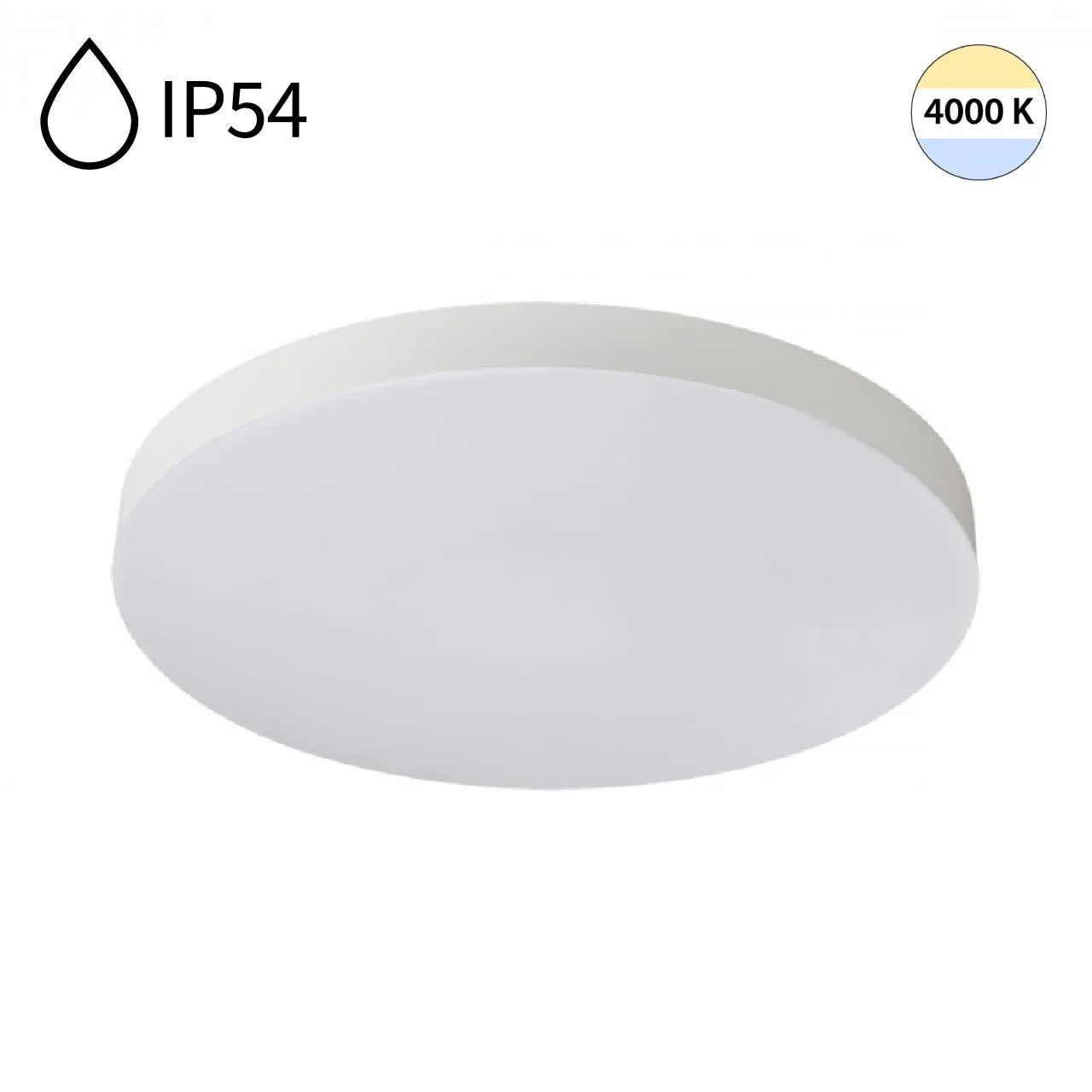СОНЕКС 7759/36L MITRA LED SN 545 Светильник пластик/белый LED 36Вт 4000K D400 IP54 GAMMA — главное фото товара