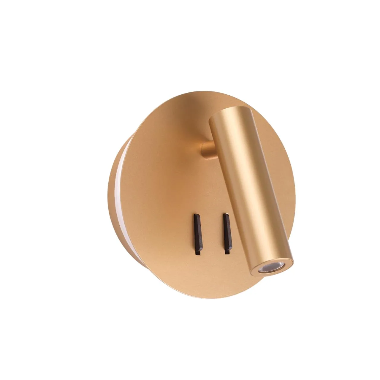 Odeon Light 3913/9WL HIGHTECH ODL20 471 золот/металл Настен.св-к с лампой д/чтения с выкл LED 9W 3000K 220V BEAM — главное фото товара