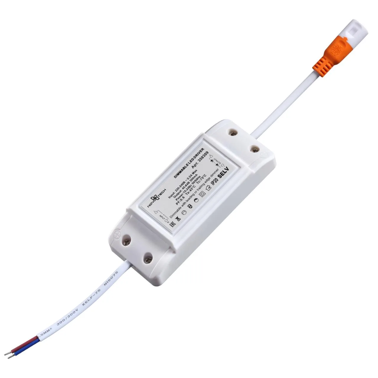 Novotech 358309 DRIVE NT19 493 Драйвер диммируемый для арт. 358304-358307 IP20 20W — главное фото товара