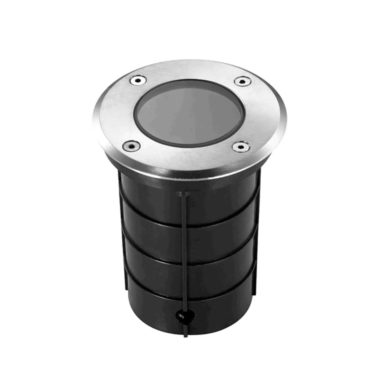 Novotech 369951 STREET NT14 401 черный Ландшафтный светильник IP67 GU10 9W 220V GROUND — главное фото товара