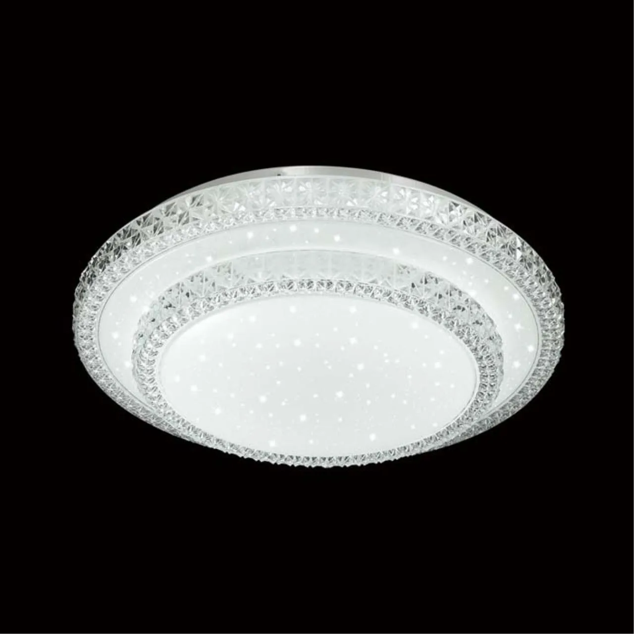 СОНЕКС 2041/DLN PALE SN 197 Светильник пластик/белый/прозрачный LED 48Вт 3000/4000/6000K D350 IP43 CCT FLOORS — главное фото товара