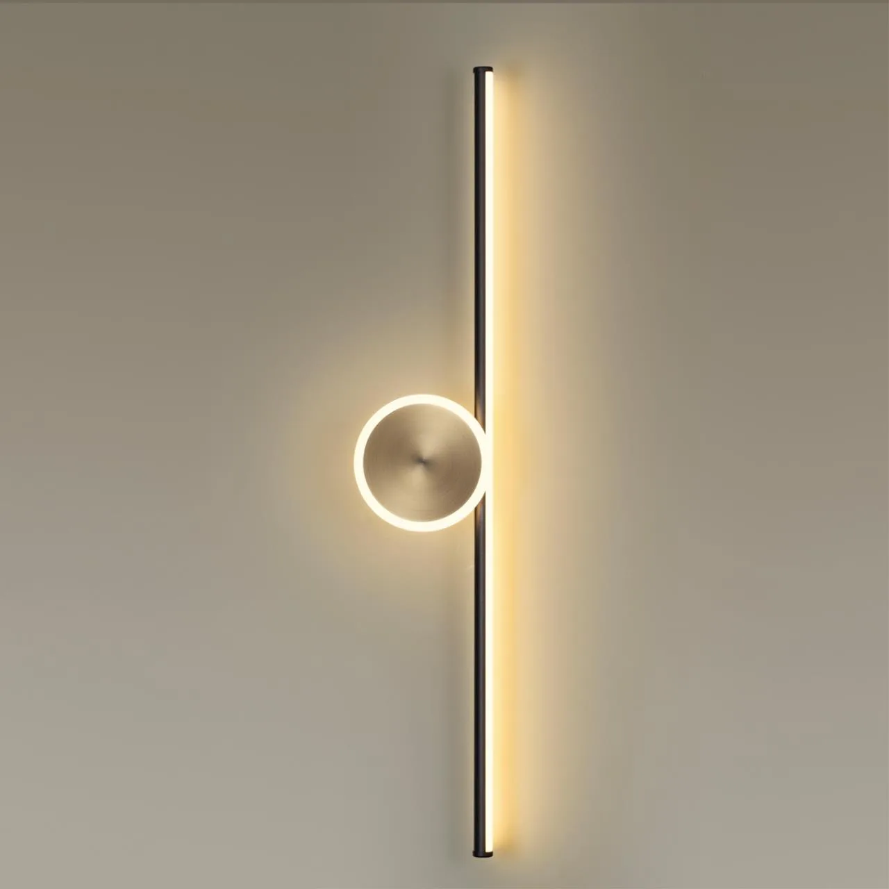 Odeon Light 6601/18WL HIGHTECH ODL23 000 черный/античная бронза/металл Настенный св-к IP20 LED 18W 1080Лм 3000K STILO — главное фото товара