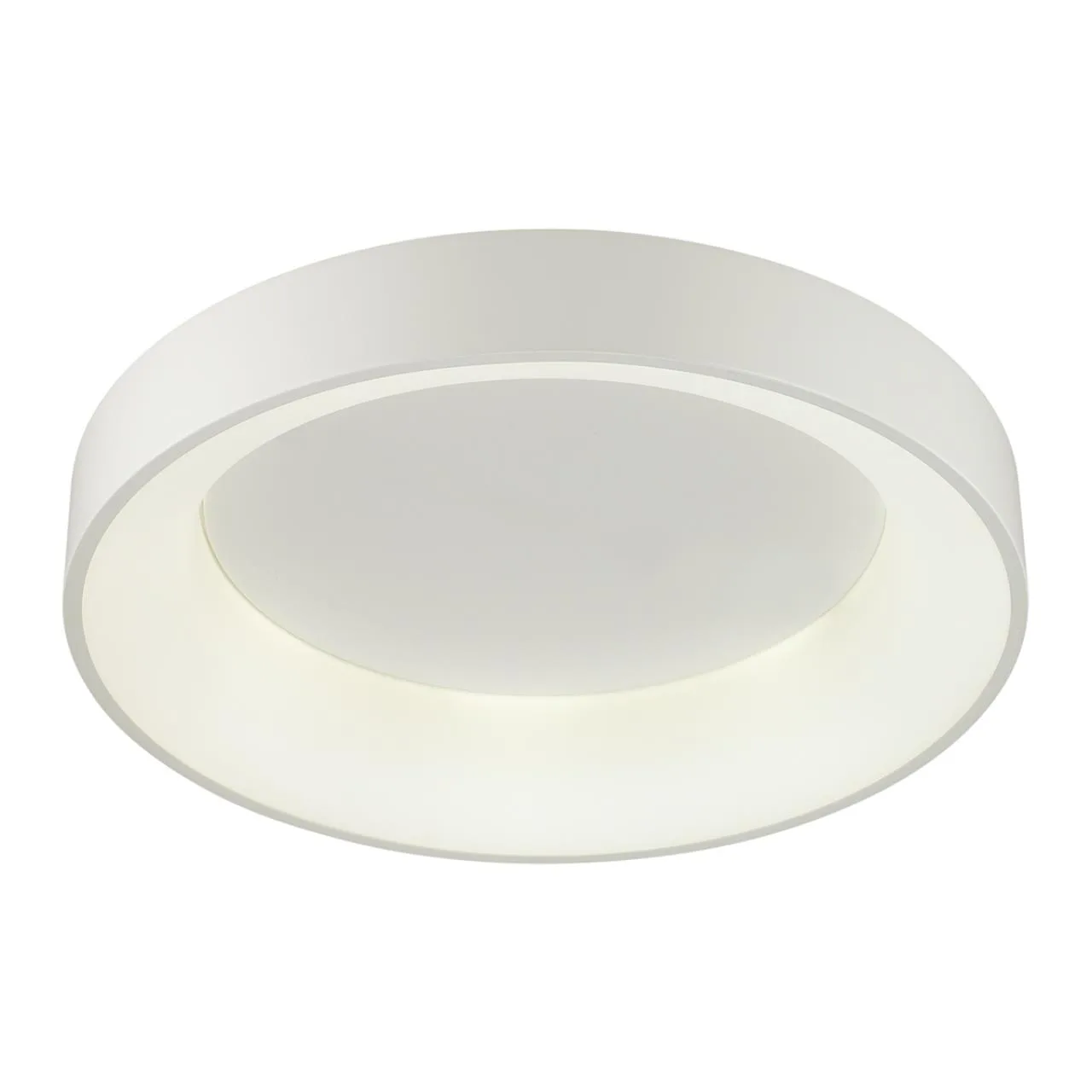 Odeon Light 4066/40CL L-VISION ODL19 383 белый/серый Люстра потолочная с ДУ LED 40W 220V SOLE — главное фото товара
